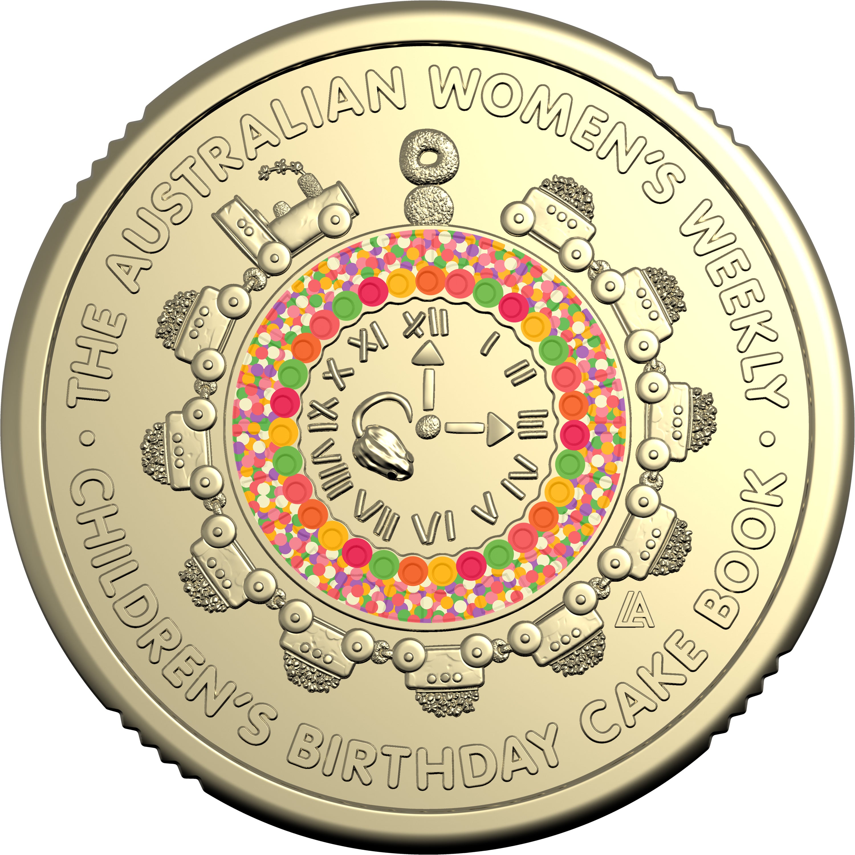 2025 AWW Childrens Birthday Cake Book Ten $1 Coin in Card Set + FREE $2 Coin