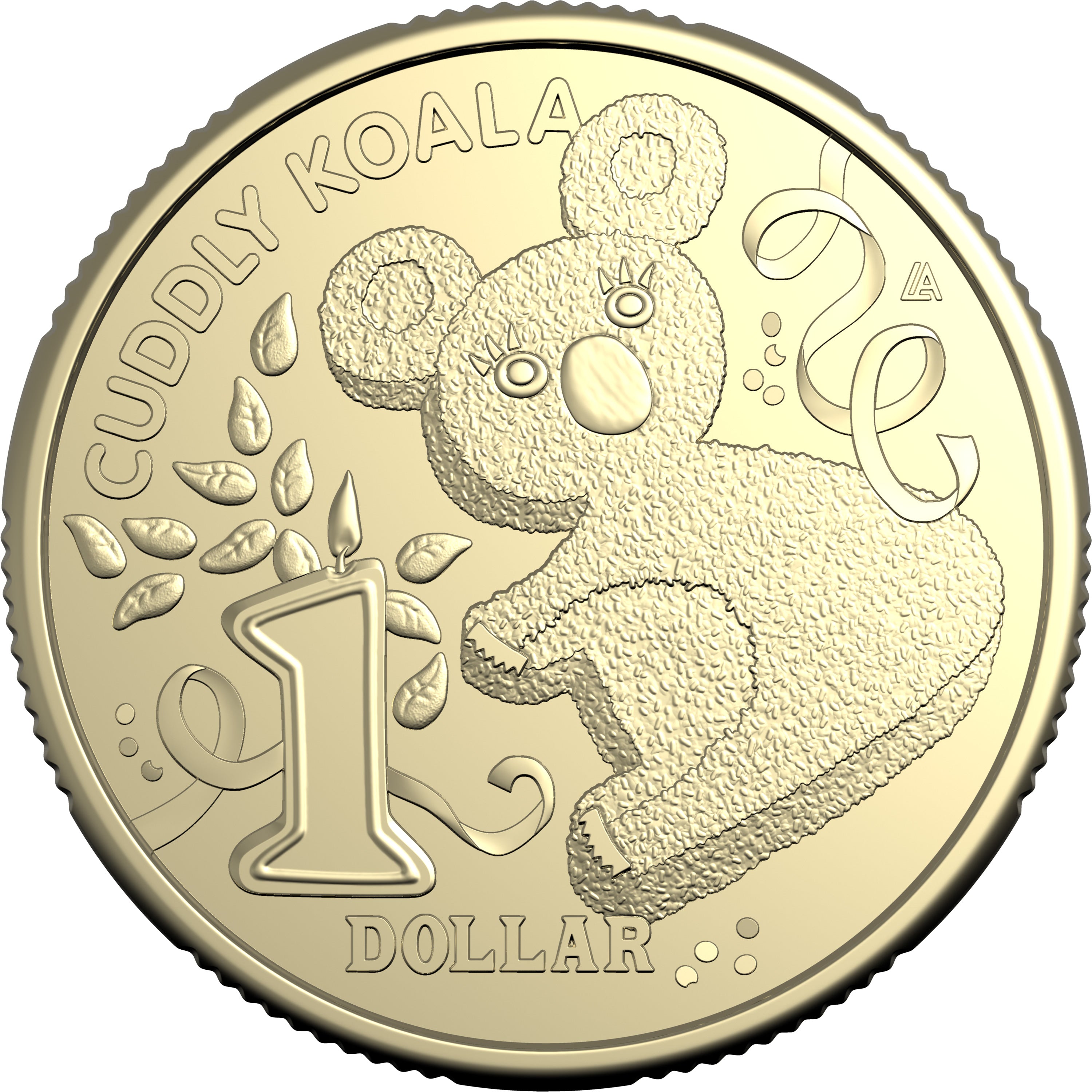 2025 AWW Childrens Birthday Cake Book Uncirculated $1 Coin - Cuddly Koala