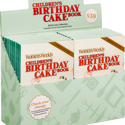 2025 AWW Childrens Birthday Cake Book Uncirculated - Ten Coin Collection
