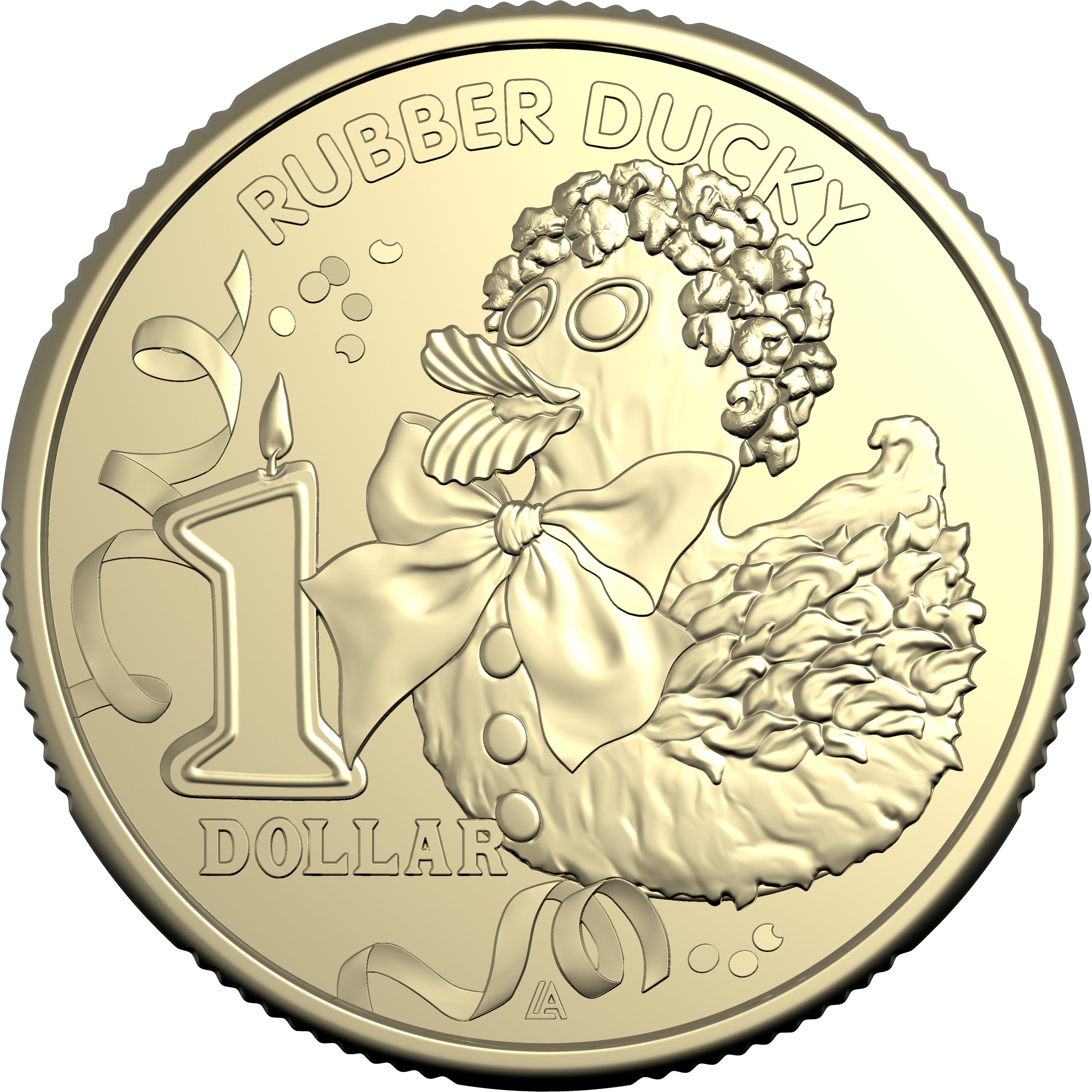 2025 AWW Childrens Birthday Cake Book Uncirculated $1 Coin - Rubber Ducky