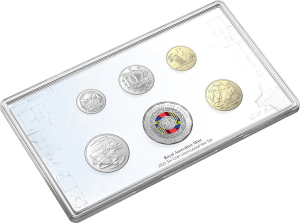 2025 Six Coin Uncirculated Year Set - 5oth Anniversary of Australian Honours
