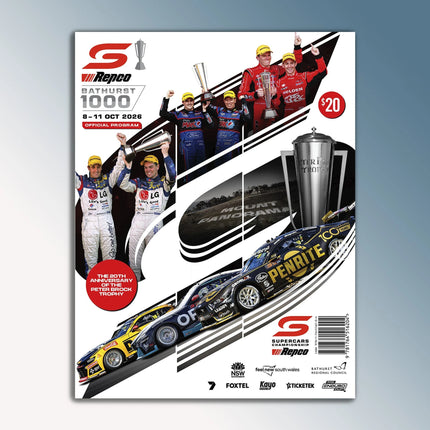 2026 Repco Bathurst 1000 Official Program cover, 8-11 October 2026