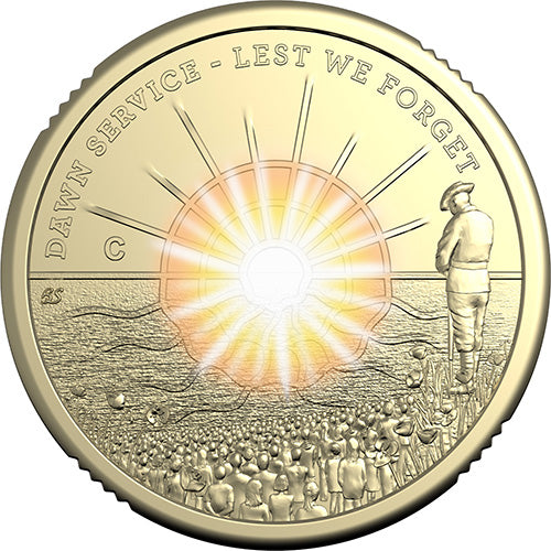 2026 $2 C Mintmark Coloured Uncirculated Coin - Dawn Service (11903)