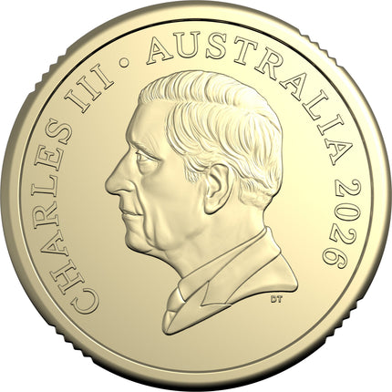 2026 $2 coin obverse featuring King Charles III effigy