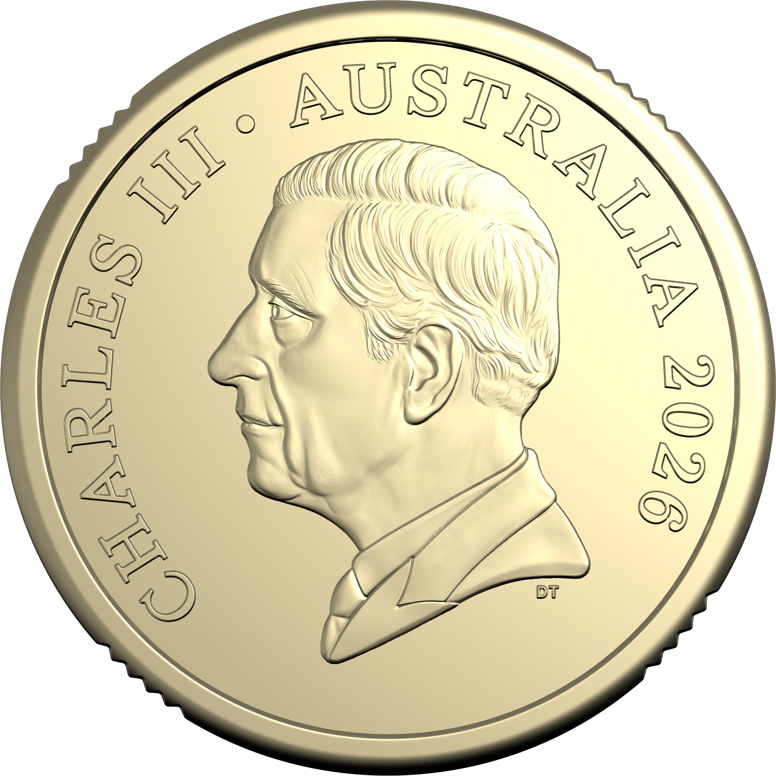 2026 $2 coin obverse featuring King Charles III effigy