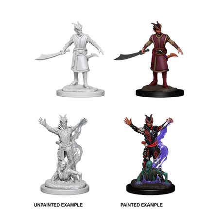 a set of four miniature figurines of knights