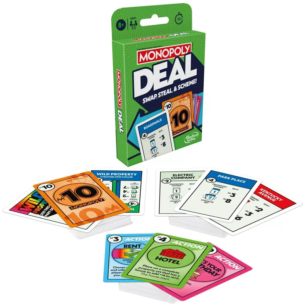 a monopoly deal game in its packaging