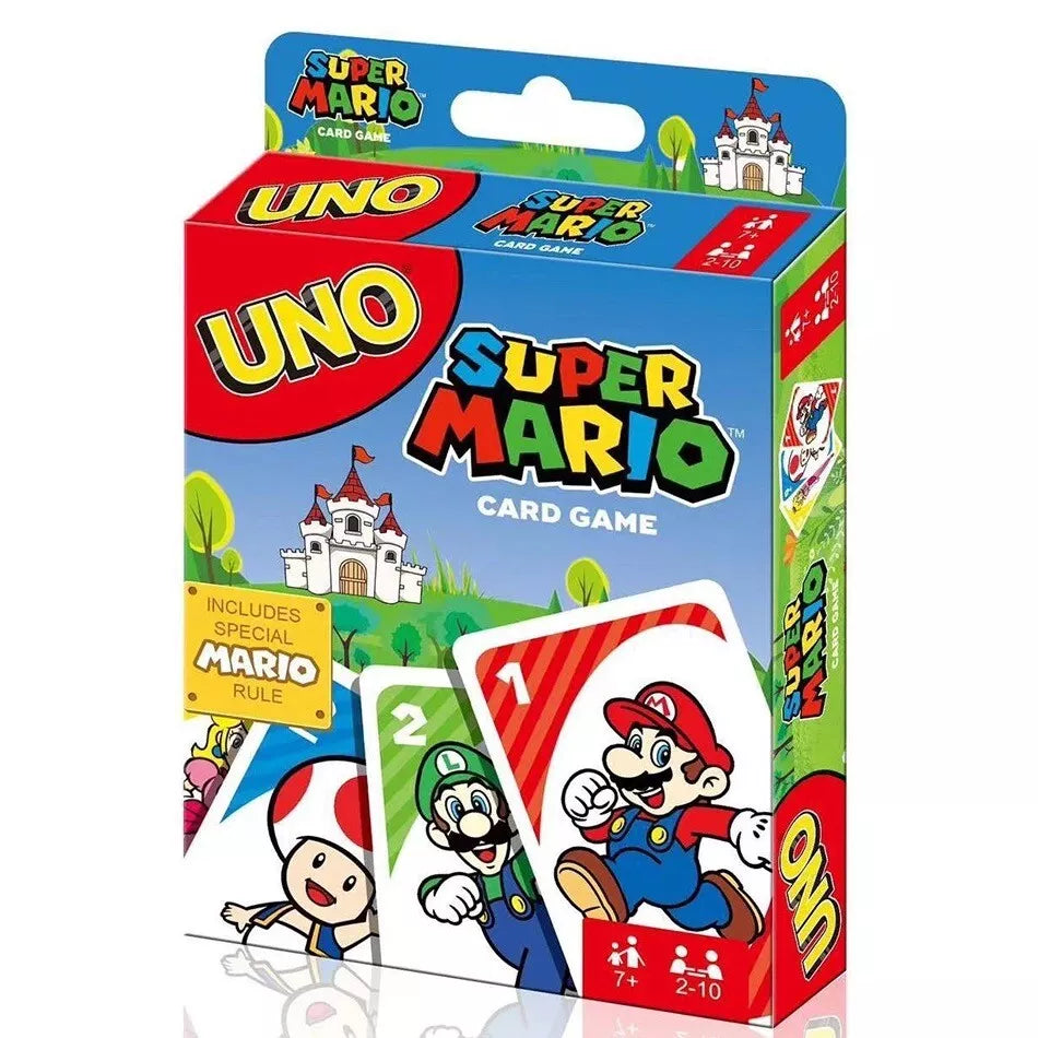 a card game with mario and luigi on it