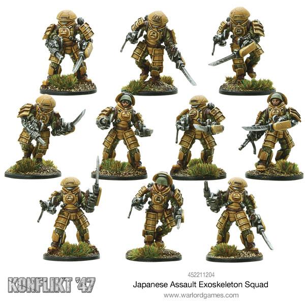 Konflikt 47 - Empire of Japan - Assault-Frame Armoured Infantry Squad
