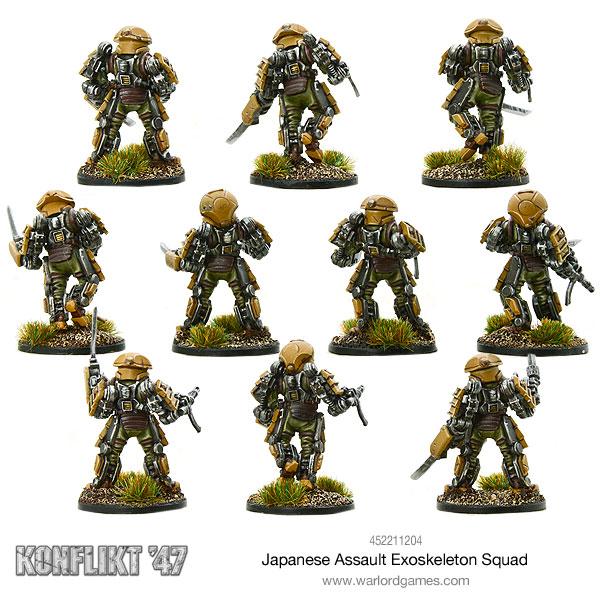 Konflikt 47 - Empire of Japan - Assault-Frame Armoured Infantry Squad