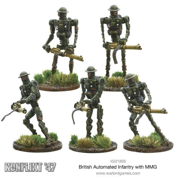 Konflikt 47 - British Commonwealth - Mk.I Automated Infantry Squad with MMGs