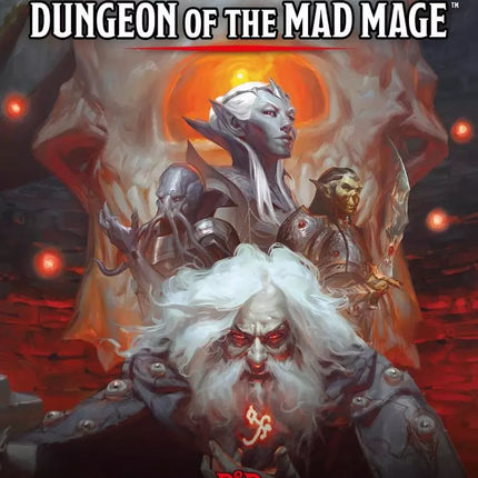 the cover of a book with an image of a wizard and a demon