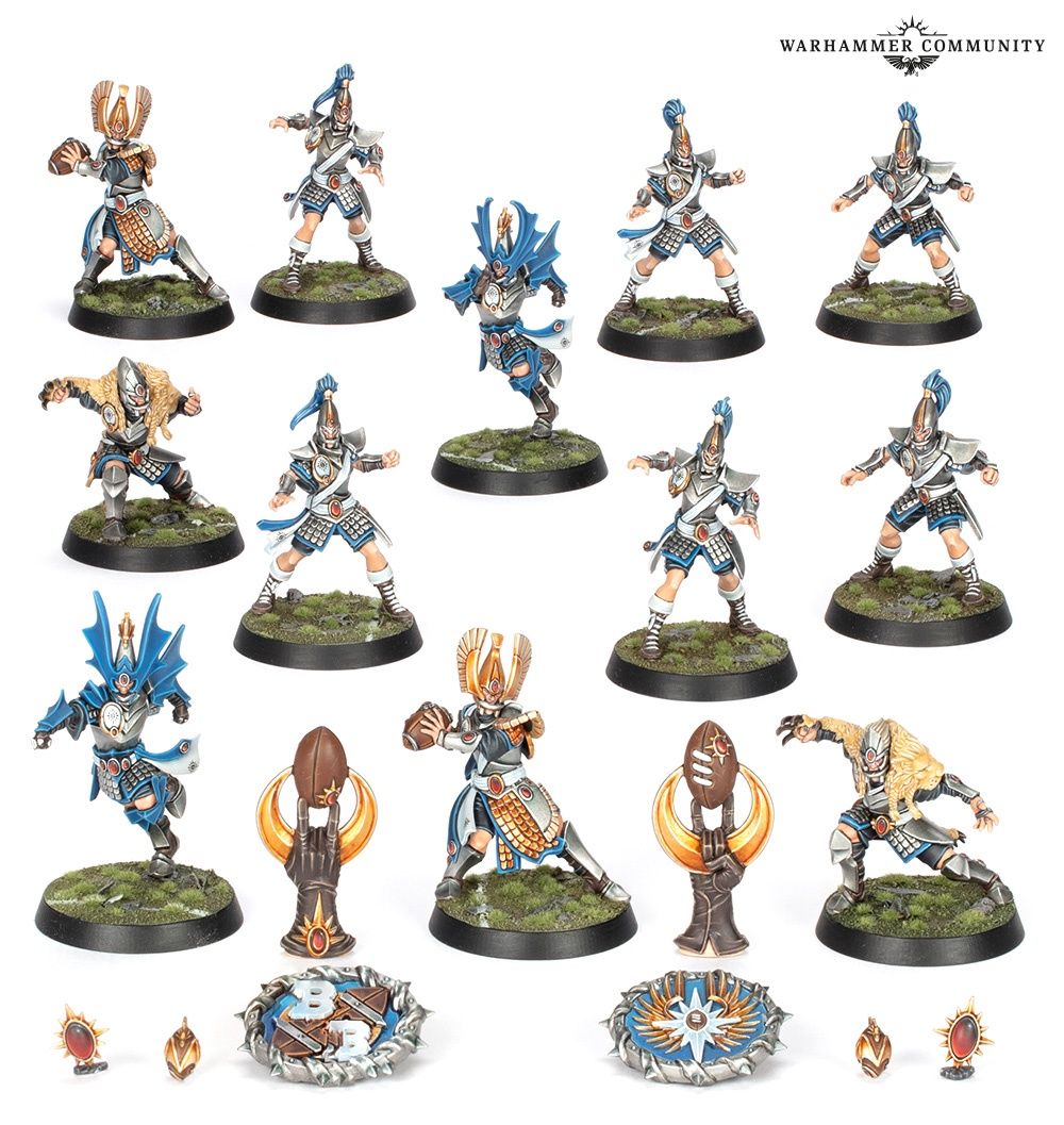 Blood Bowl High Elf Blood Bowl Team - The Caledor Dragons