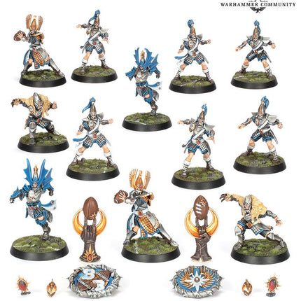 Blood Bowl High Elf Blood Bowl Team - The Caledor Dragons