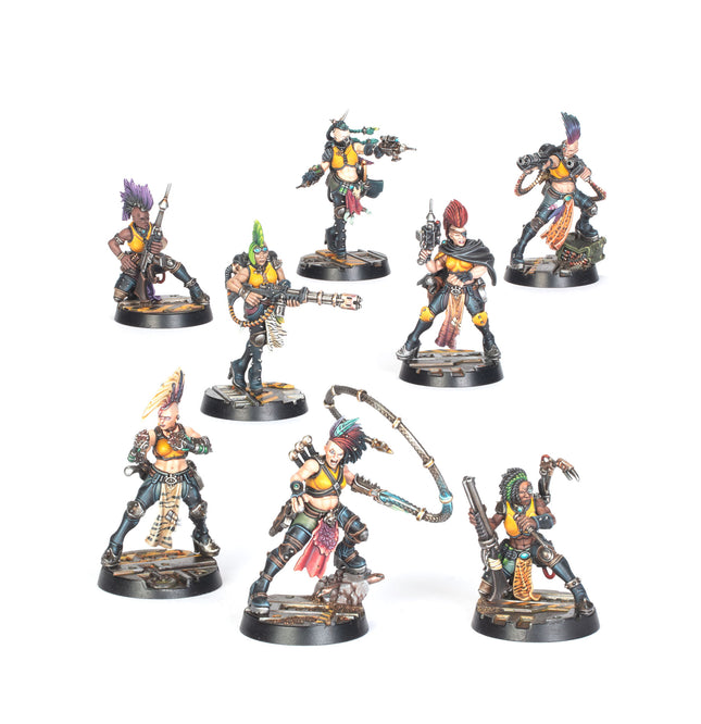 Necromunda Skirmish Core Set contents, miniatures and terrain