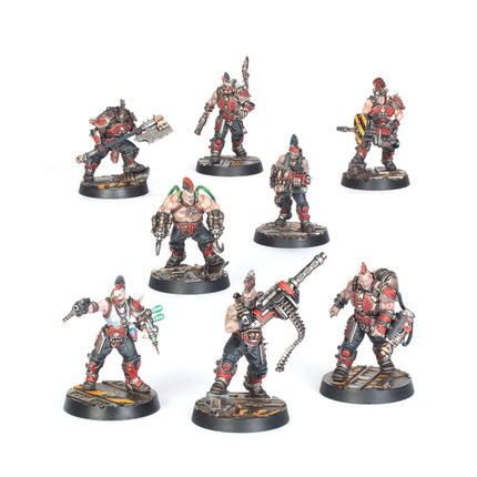 Necromunda Skirmish Core Set, Escher gang miniatures