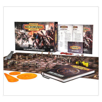 Necromunda Skirmish Core Set box art, official Games Workshop packaging