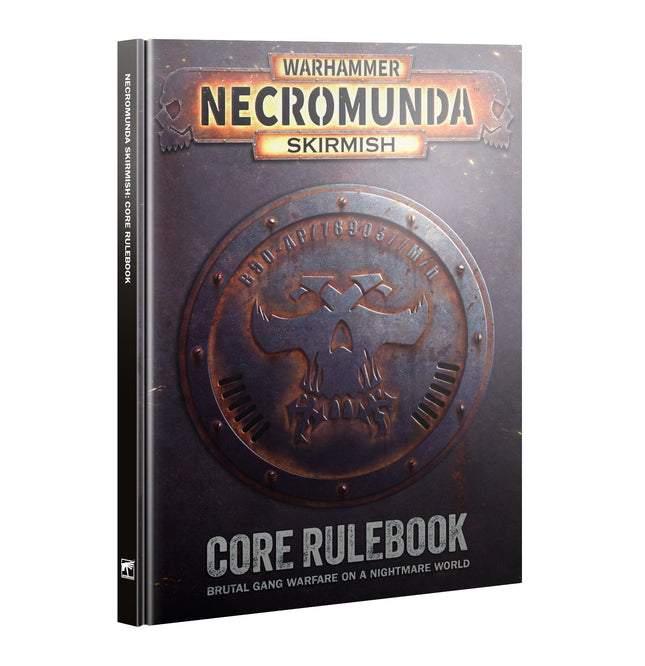 Necromunda Skirmish: Core Rulebook box art, official Games Workshop cover