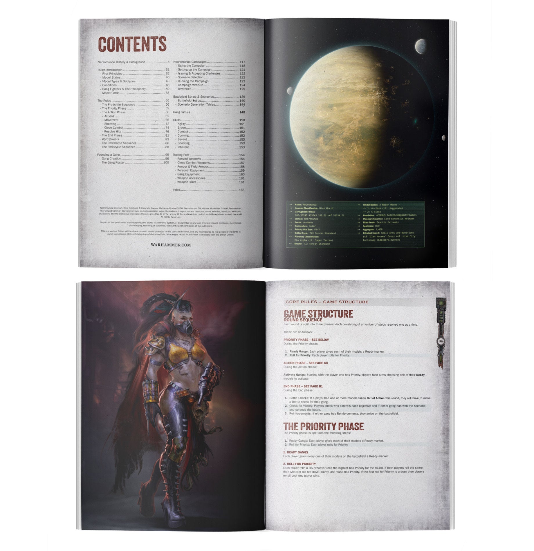 Necromunda Skirmish: Core Rulebook, back cover