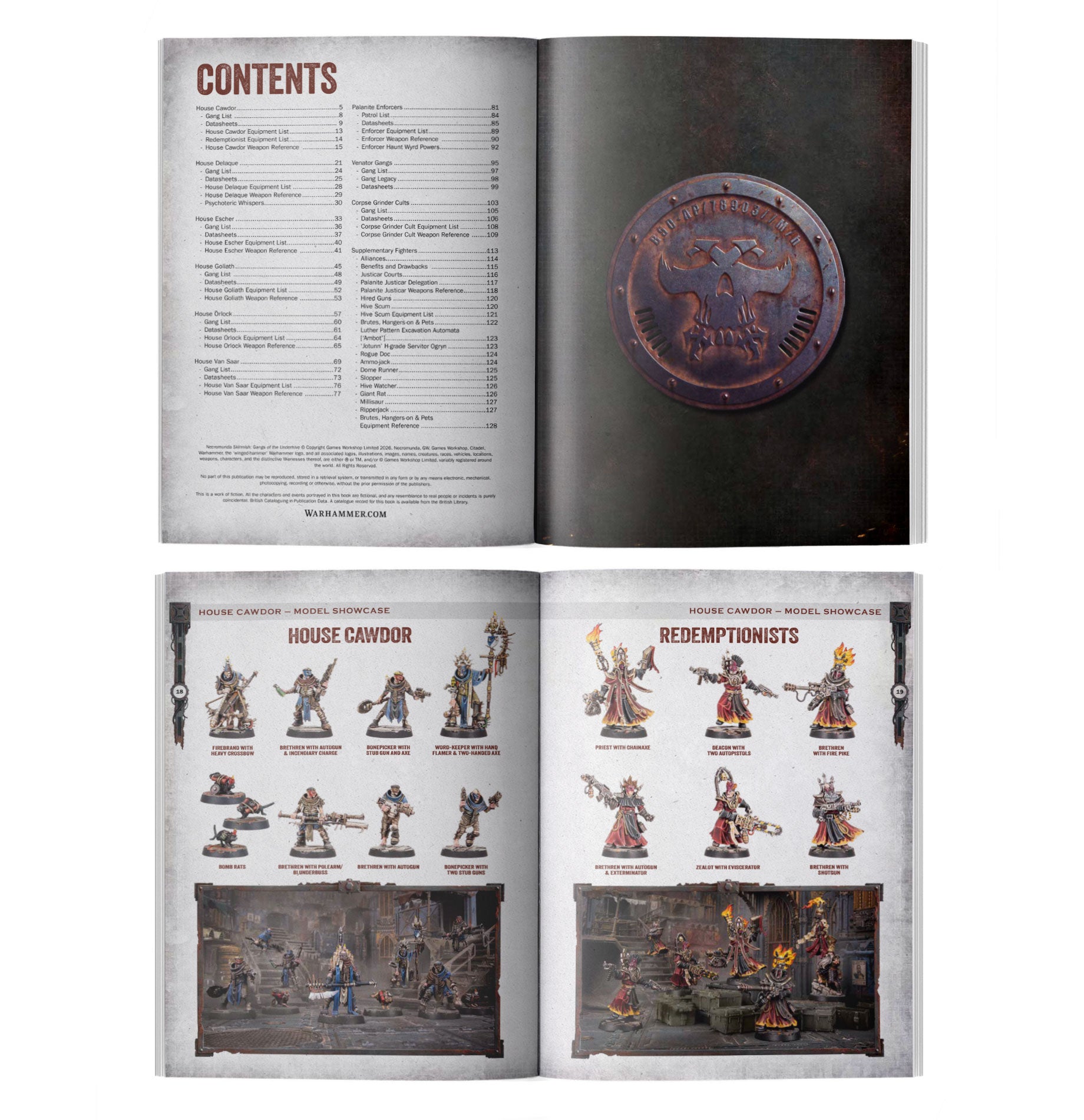 Necromunda: Gangs of the Underhive, interior spread