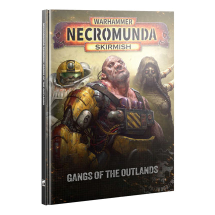 Necromunda: Gangs of the Outlands box art, official Games Workshop cover