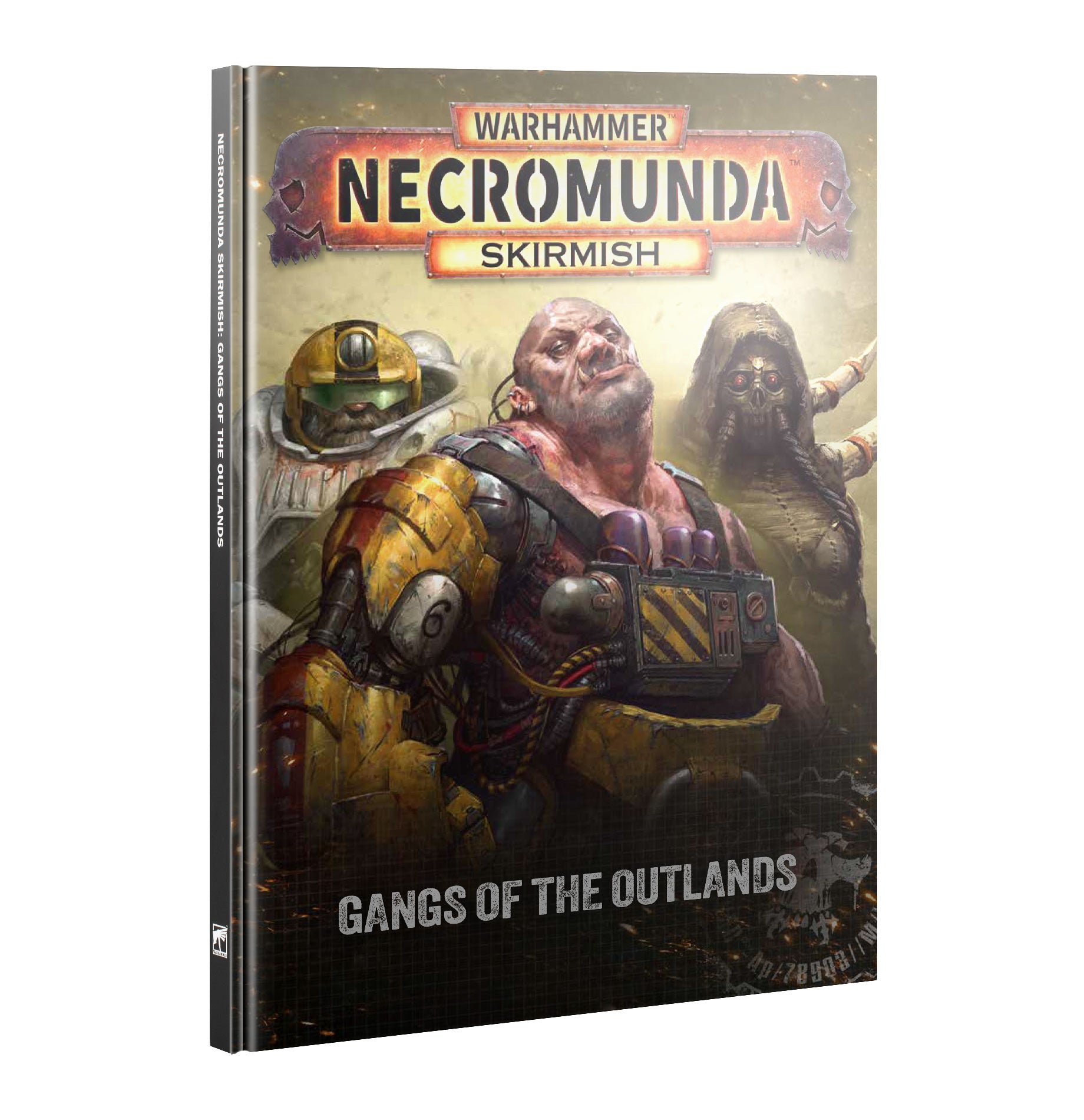 Necromunda: Gangs of the Outlands box art, official Games Workshop cover