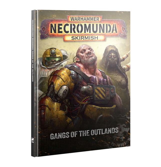 Necromunda: Gangs of the Outlands box art, official Games Workshop cover