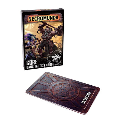 Necromunda Core Gang Tactics Cards box art, official Games Workshop packaging
