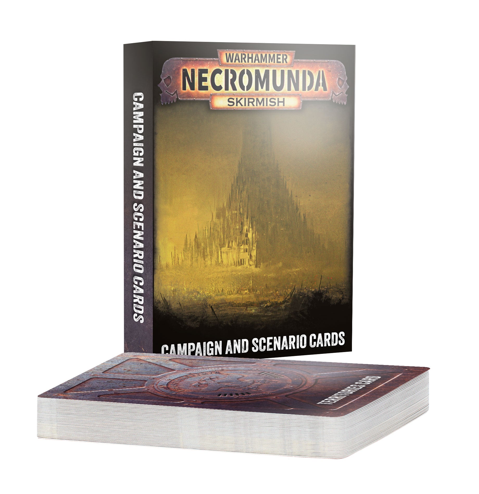 Necromunda Campaign and Scenario Cards, card examples