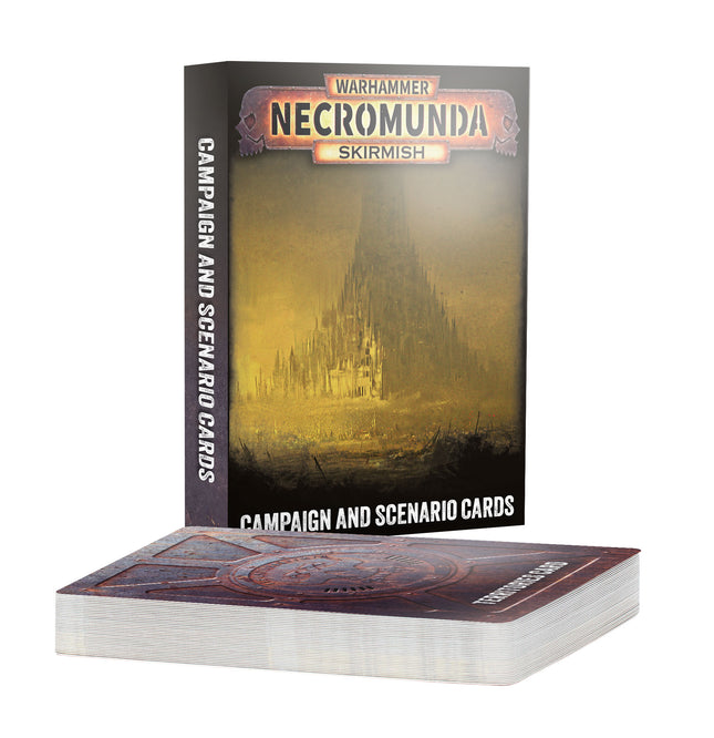 Necromunda Campaign and Scenario Cards, card examples