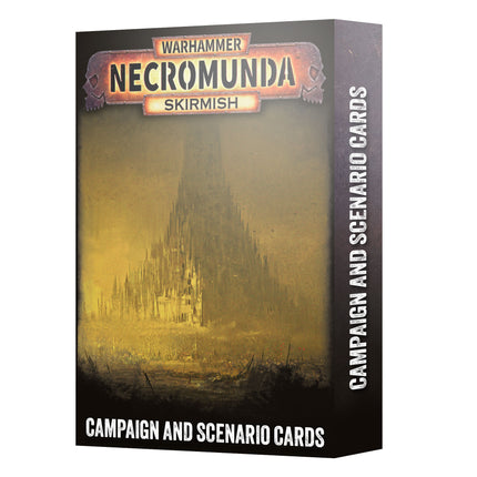 Necromunda Campaign and Scenario Cards box art, official Games Workshop packaging