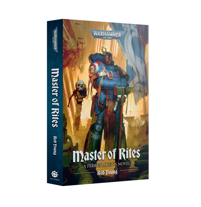 Master of Rites by Rob Young box art cover, Black Library Warhammer 40,000 novel