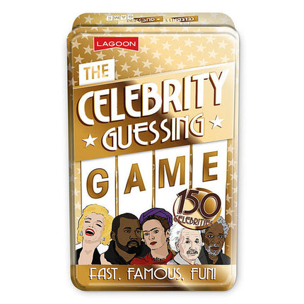 the celebrity guess game is on display on a white background