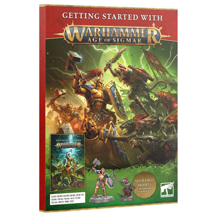 a book with a picture of a warhammer