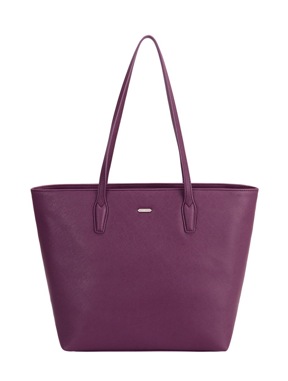 Large Shoulder Tote Bag Purple