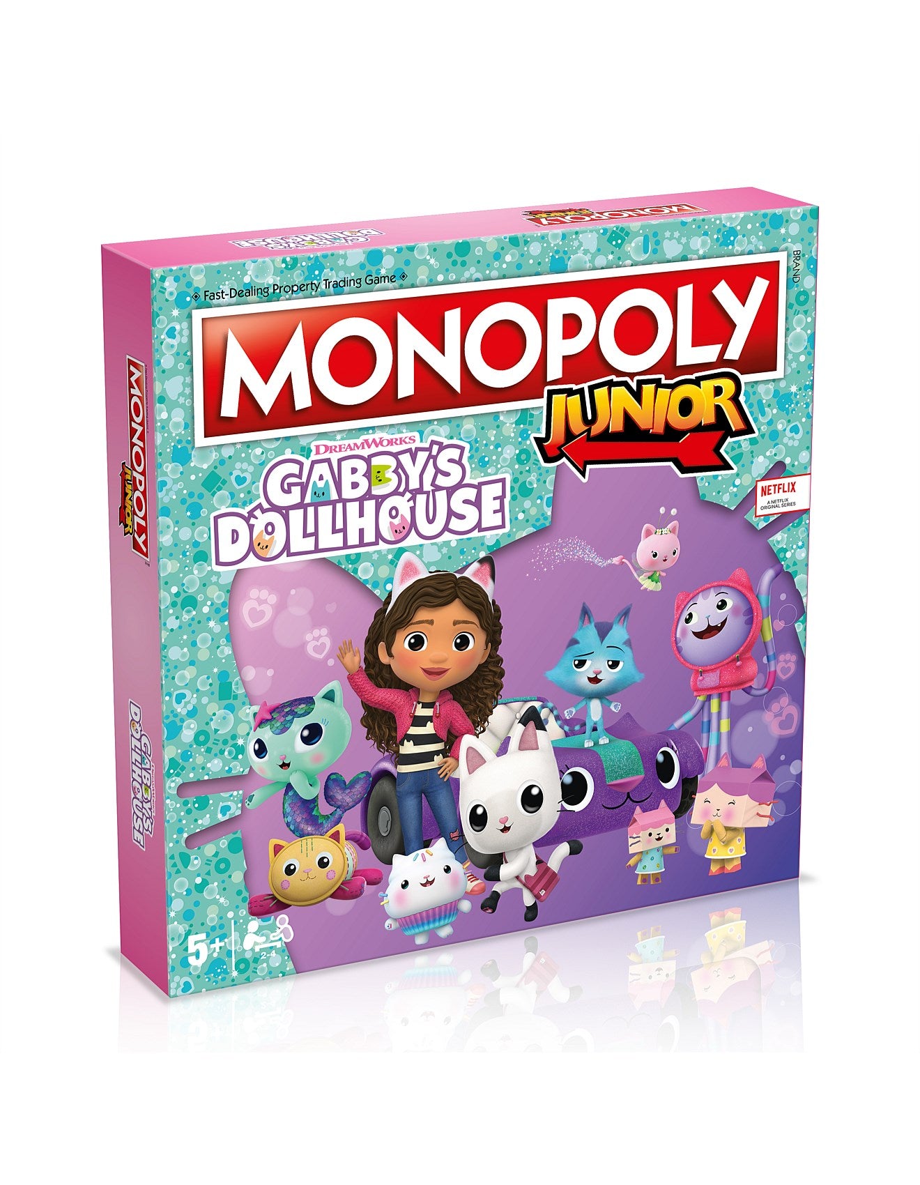 a monopoly junior card game with various characters