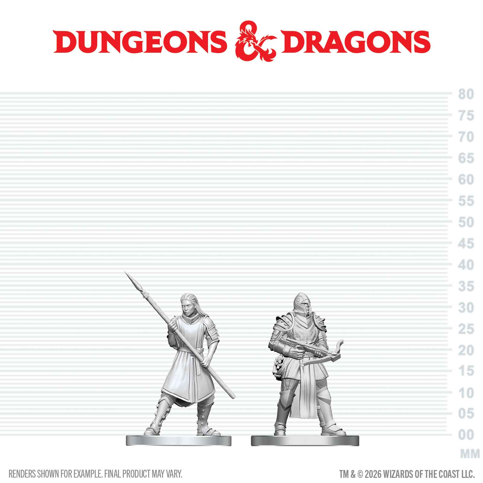 D&D Nolzurs Miniature - Town Guards
