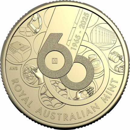 a close up of a coin with the number fifty on it