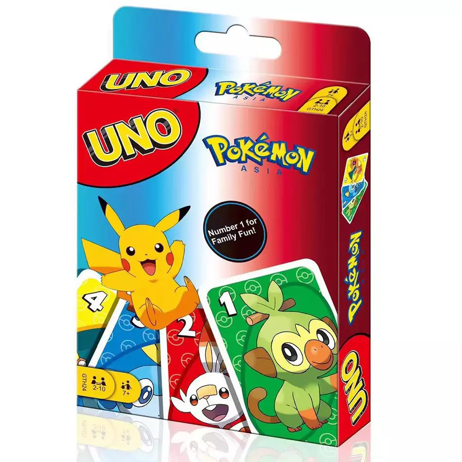 the uno uno card game is in a box