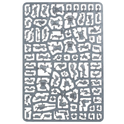 Palanite Enforcer Patrol weapon and head options, sprue detail