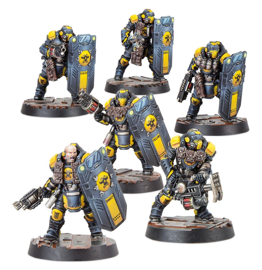 Necromunda Palanite Subjugator Patrol box art, official Games Workshop packaging