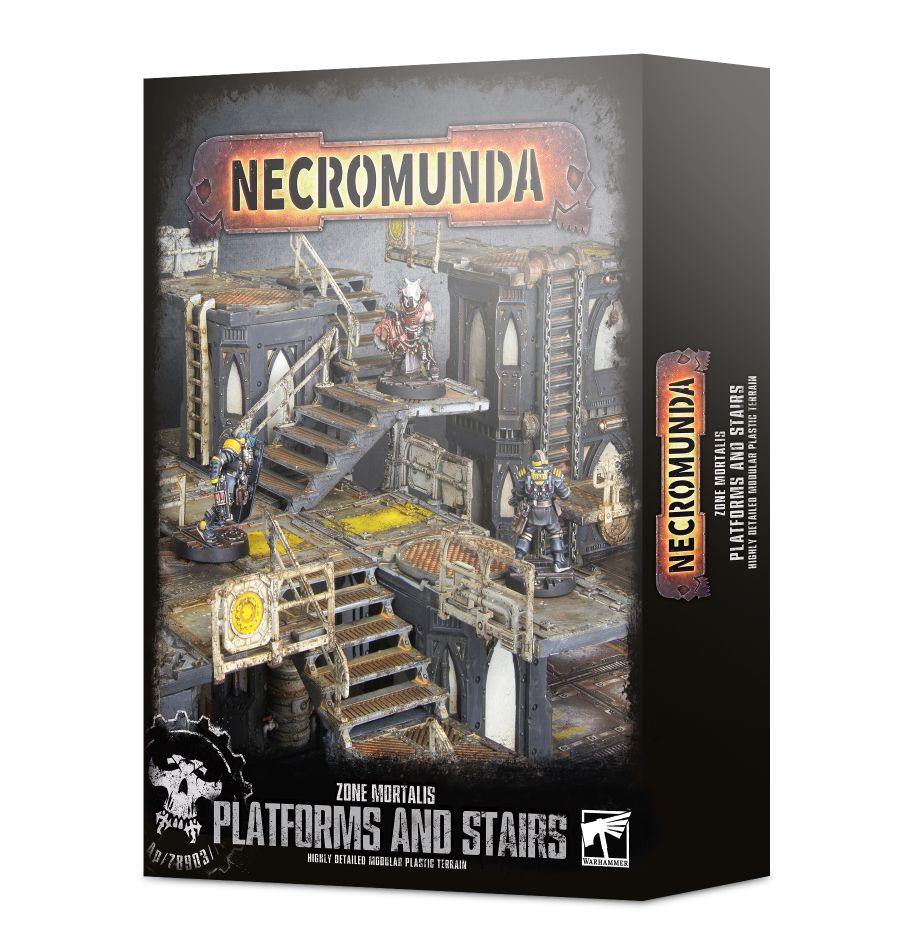 Zone Mortalis Platforms and Stairs terrain, detail view