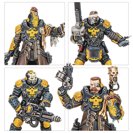 Palanite Enforcer Captain miniature, detail view