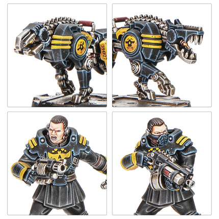 Hardcase Cyber-mastiff miniature, detail view