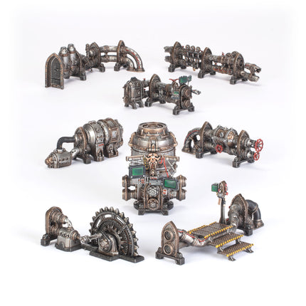 Zone Mortalis Factoria Pipes terrain, assembled