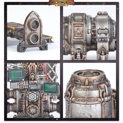 Zone Mortalis Factoria Pipes terrain, component detail