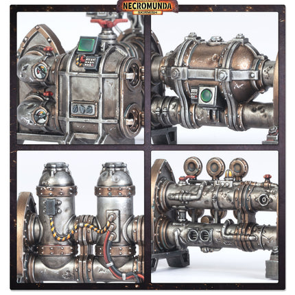 Zone Mortalis Factoria Pipes terrain, component detail alternate view
