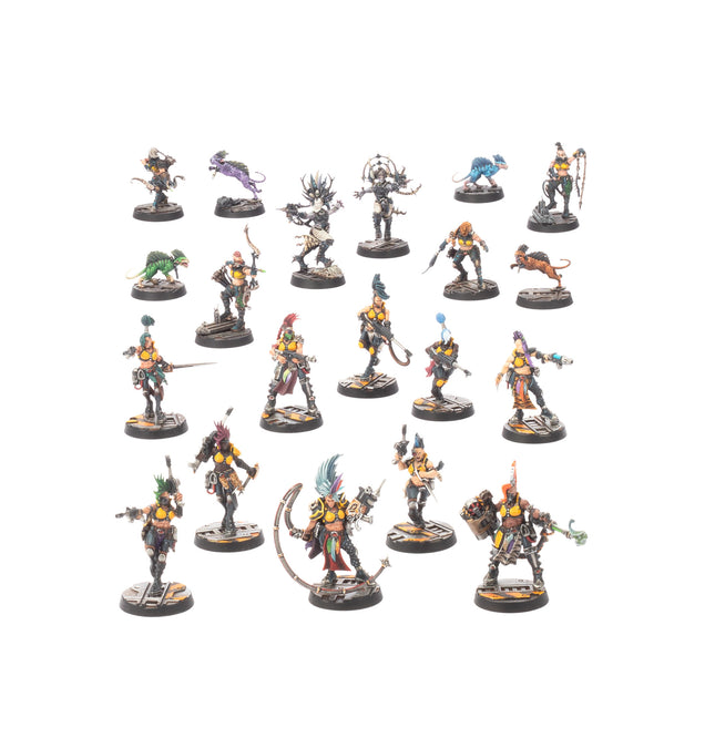 Escher Underhive Crew miniatures, full gang, unpainted