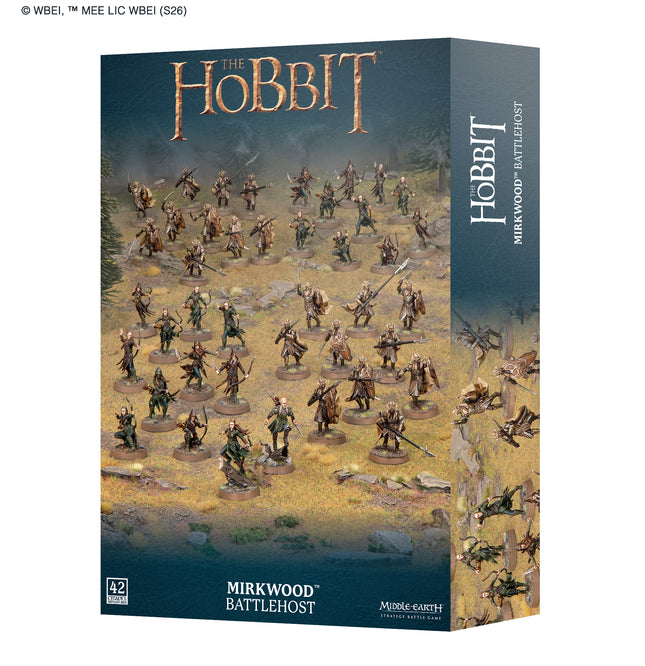 Mirkwood Battlehost box art, official Games Workshop packaging