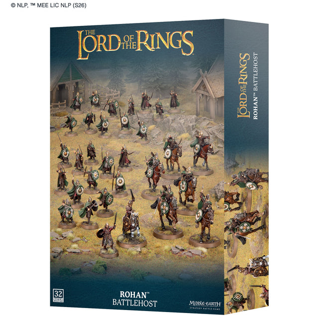 Rohan Battlehost box art, official Games Workshop packaging